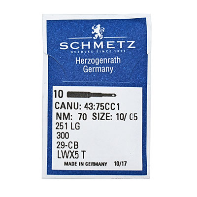 Игла Schmetz 251 LG № 70
