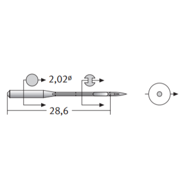 Игла Schmetz B-27 №60