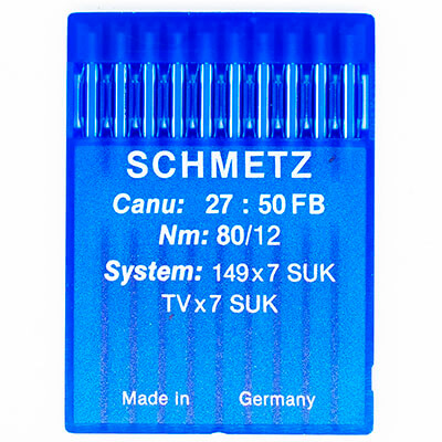 Игла Schmetz 149X7 SUK №80