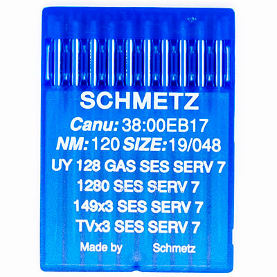 Игла Schmetz UY 128 GAS SES SERV7 №120